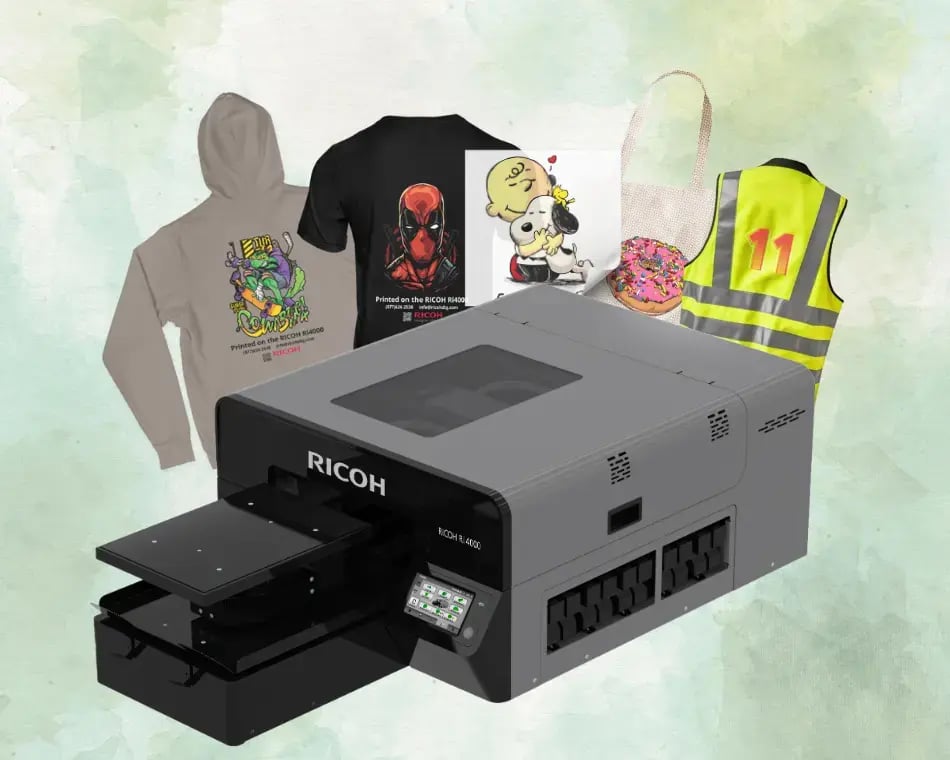 Ricoh DTG Printers - Ri 1000, 1000X, Ri 2000, Ri 4000, Ri 100
